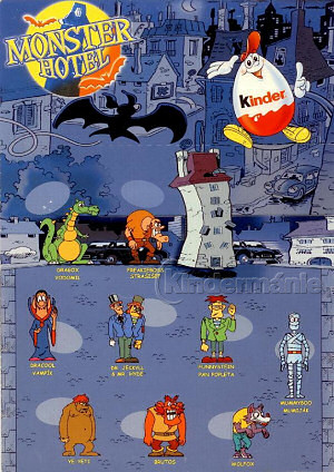 2. papírové diorama Monster Hotel