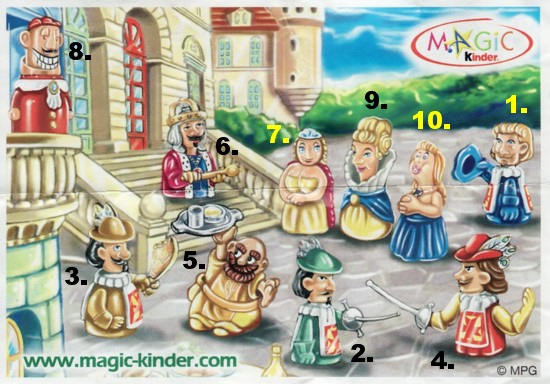 C 074 - 083  (mušketýři)